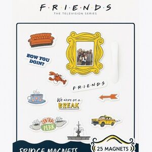FRIENDS Fridge Magnets Set Multicolor Magnets